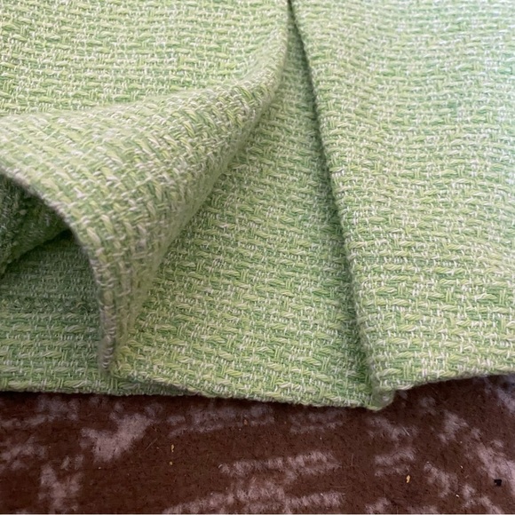 NWT! ZARA Elegant Green Tweed Skirt - Picture 5 of 9